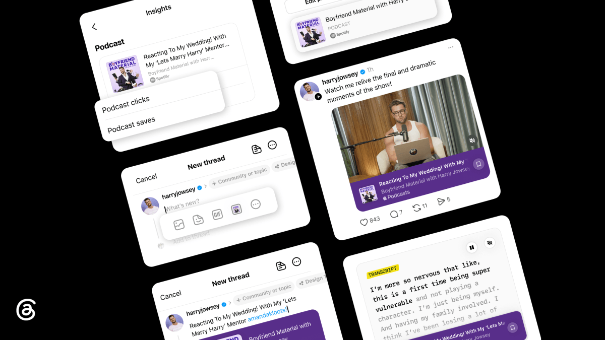 Threads, podcast üreticileri için yeni araçlar ekledi
